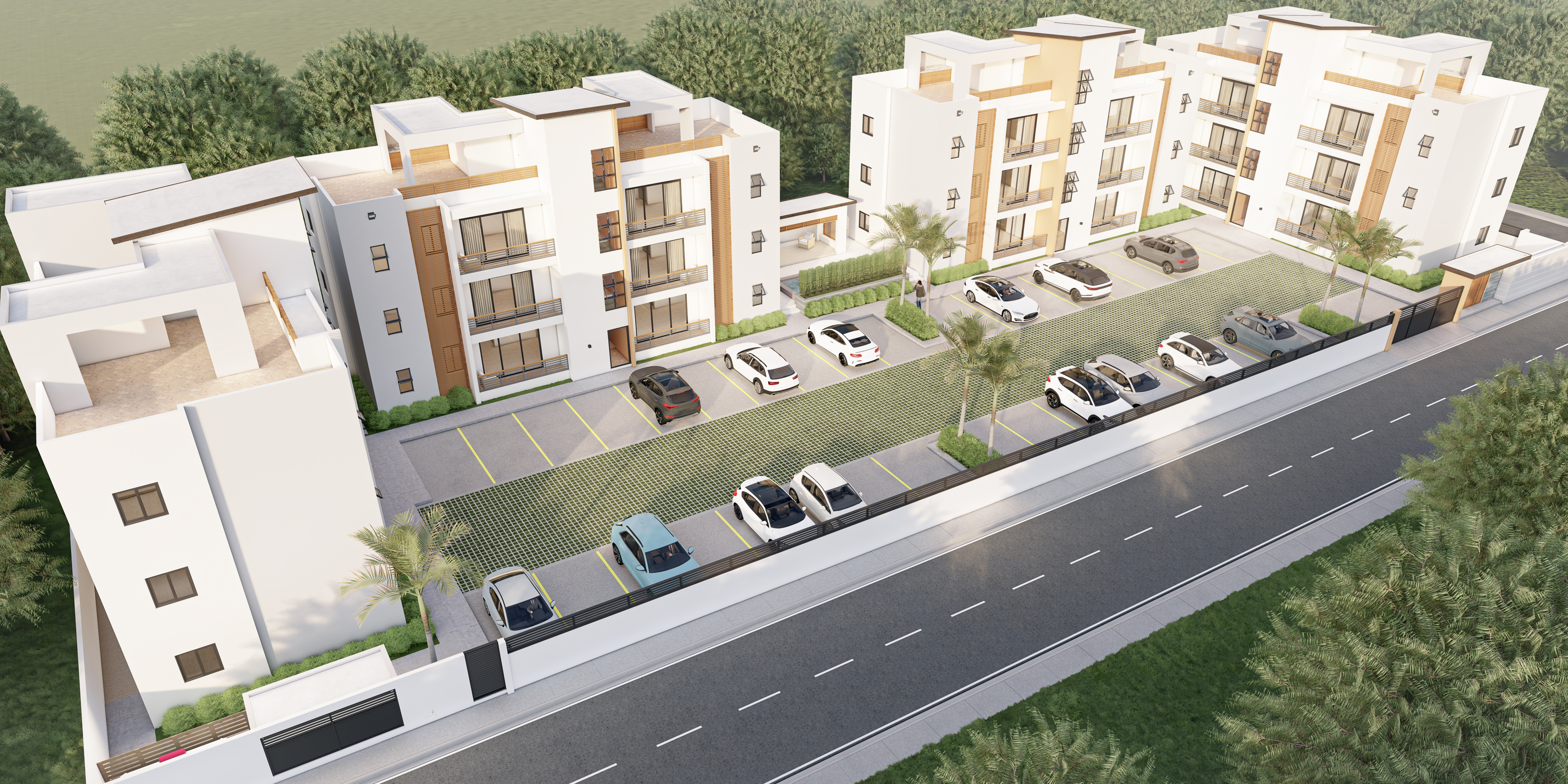 Vista aérea completa